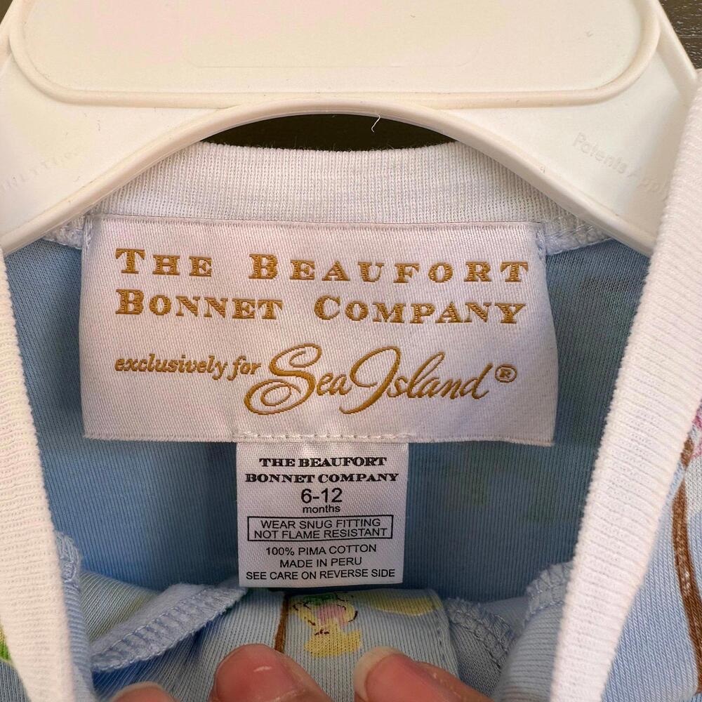The Beaufort Bonnet Company Footed Pajama 6/12 Months‎ - Picture 3 of 4